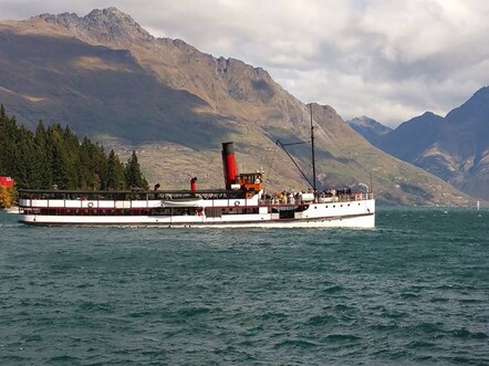 The TSS Earnslaw is a 1912 Edwardian Vintage Steamer, Queenstown