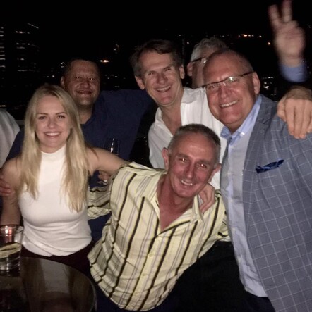 Rex, John, Mike , Michael from NZ visiting HK
