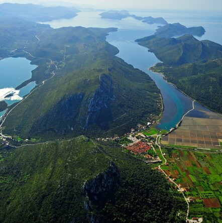 Flying into Croatia