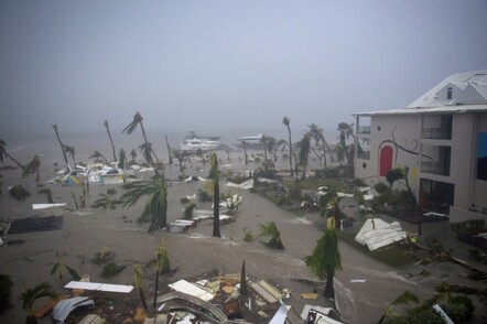 70% of the island's houses were destroyed