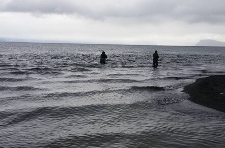 Fly fishing Lake Taupo
