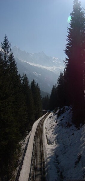 Local Chamonix train line