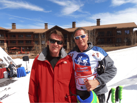 △ My childhood hero 1976 Olympic gold medal winner Franz Klammer