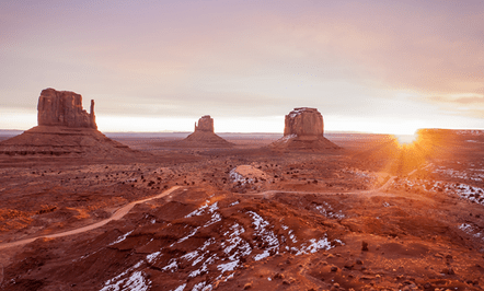 Monument Valley sunset