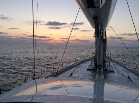 Sailing into Venice