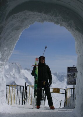 About to ski The Vallee Blanche