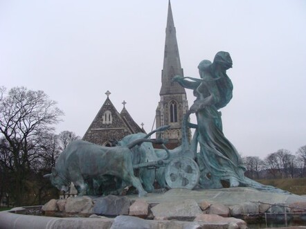 Gefion FountainBronze fountain completed in 1908