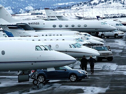 Private Jets at Aspen Airport