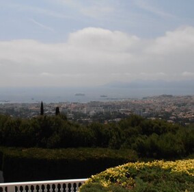 Cannes view from Villa