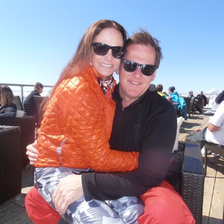 Sandy and I in Verbier