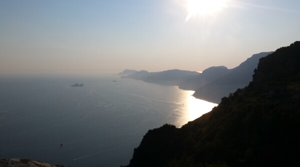 View from The Path of the Gods
