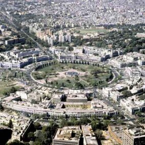 The center of Delhi; Connaught Place