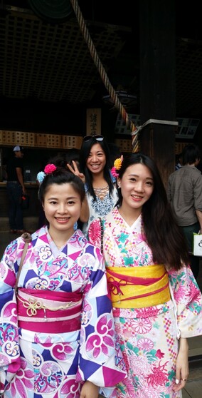 Kiyomizu-dera Temple locals