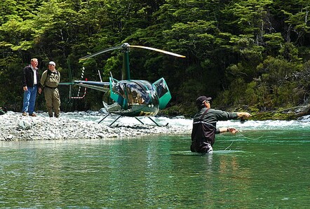 Fly fishing the Tongariro River