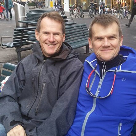 Peter and I in Zurich