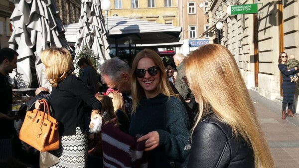 Katarina and Jelena in Zagreb