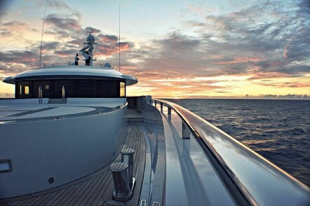 After a week at sea, cruising into Singapore