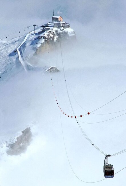 Above the clouds