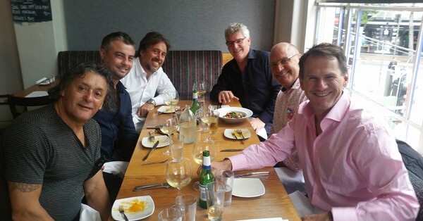 Lunch with good friends in Wellington