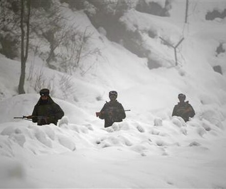 Soldiers patrolling is common