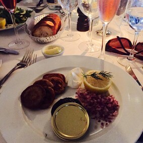 Caviar to start