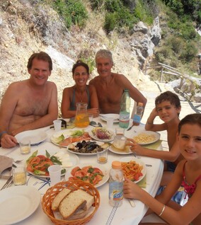 Lunch in Massa Lubrense
