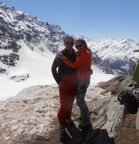 Sandy and I in Verbier