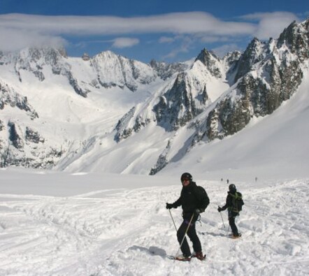 A quick break skiing the famous Vallée Blanche