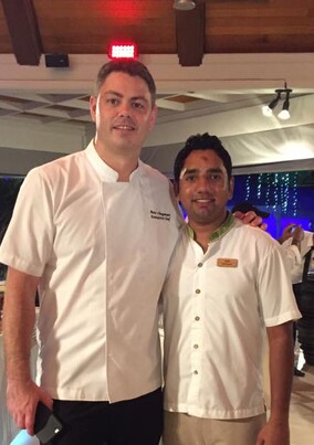 Executrive Chef Ross Chapman who helped me with provisions