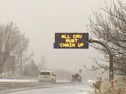 Driving into Durango
