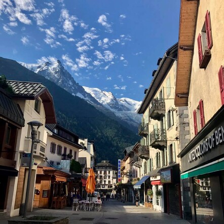 Chamonix down town