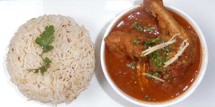 Chicken curry & fragrant rice