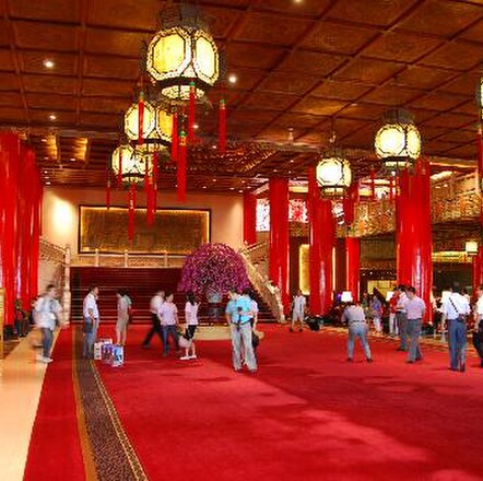 The Palace Hotel foyer
