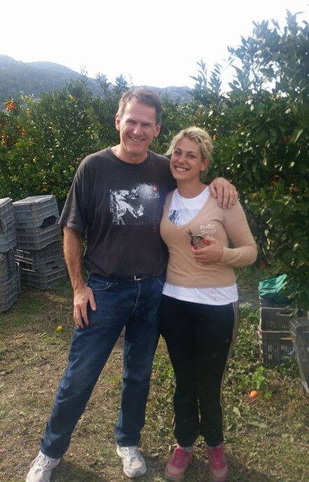 A successful day picking Mandarin's