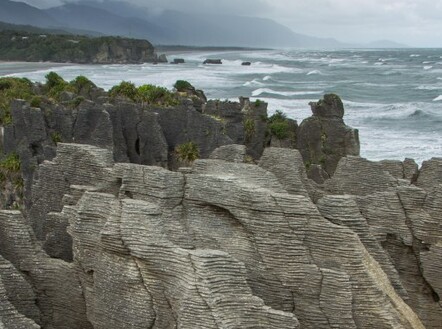 The Pancake Rocks in Punakaiki, Westcoast
