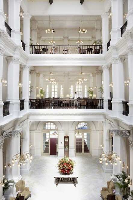 The classic colonial splendour of Raffles is unequalled
