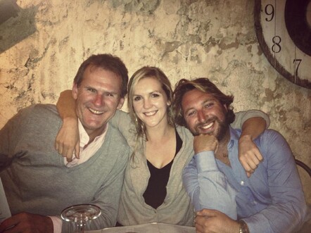 Me, Megs and Sean in Naples