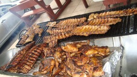 Jerk Chicken and Ribs
