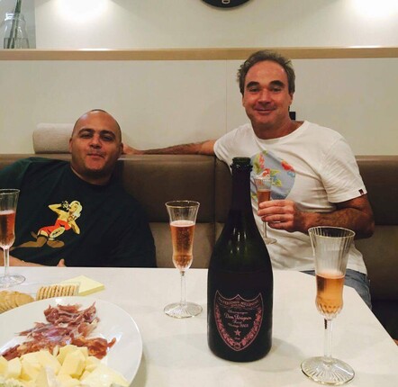 Dom Rose and Joselito Jamon is a perfect match