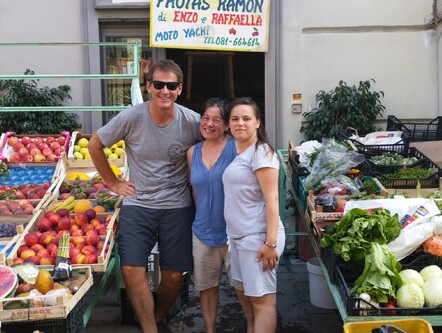 My lovely suppliers in Naples
