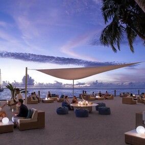 Shangri La sunset cocktails