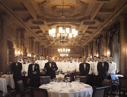 Hotel Suvretta House, dinner service