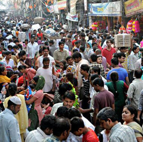 The crowds do take some getting used to