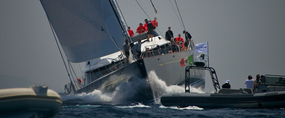 Super Yacht regatta in Sardinia