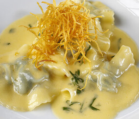 Logan Brown Paua(Abalone) Ravioli