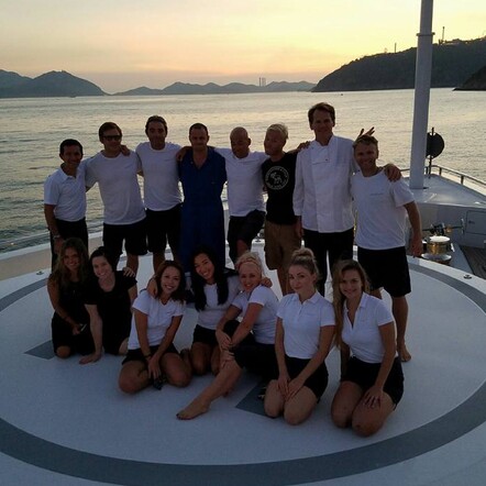 Post charter photo and smiles all round