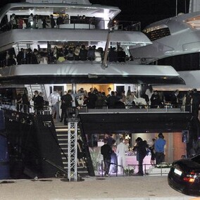 Yacht party in full swing