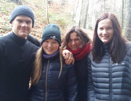 Christmas day with the family