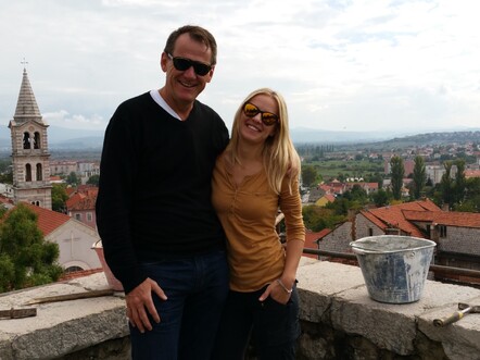 Katarina and I in Sinj