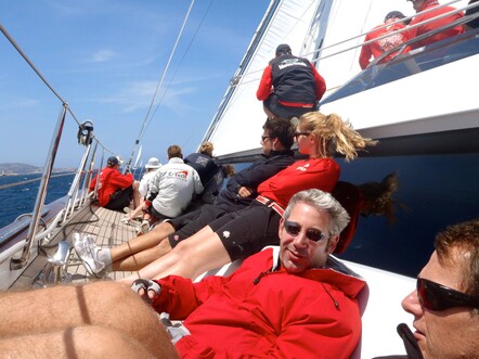 Regatta underway